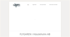 Desktop Screenshot of flygarenab.se